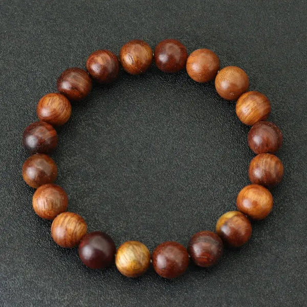 Bracelet Minimaliste en Bois Naturel pour Hommes 10mm - bracelet en bois