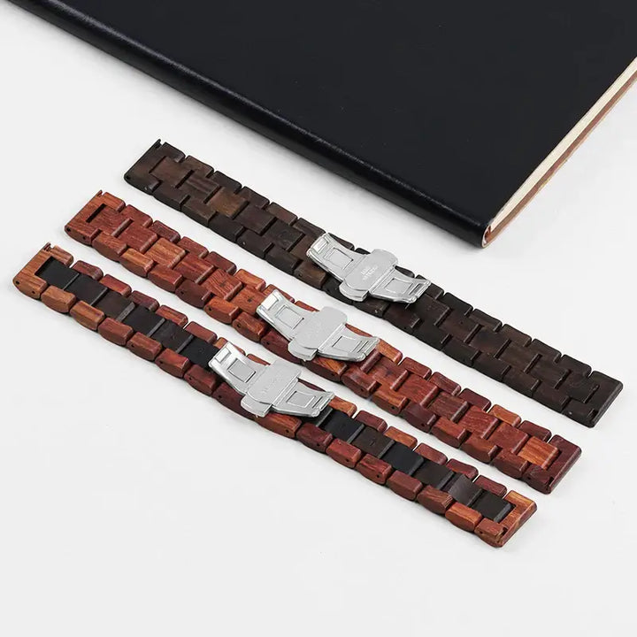 Bracelet en Bois de Santal pour Montre Samsung Watch 3/4 et Huawei GT3/GT2 - Bracelet-en-bois.com