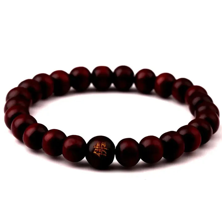 Bracelet en Perles de Bois de Santal pour Hommes et Femmes - Bracelet-en-bois.com